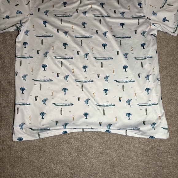 Barstool Golf All Over Print Polo Shirt XL Beach Surf Golf Performance - Picture 12 of 15